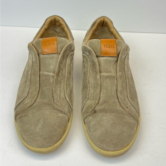 Tod's Tan and  Brown Slip-On Loafers with Premium Comfort Men’s Size 7.5 - Picture 1 of 12